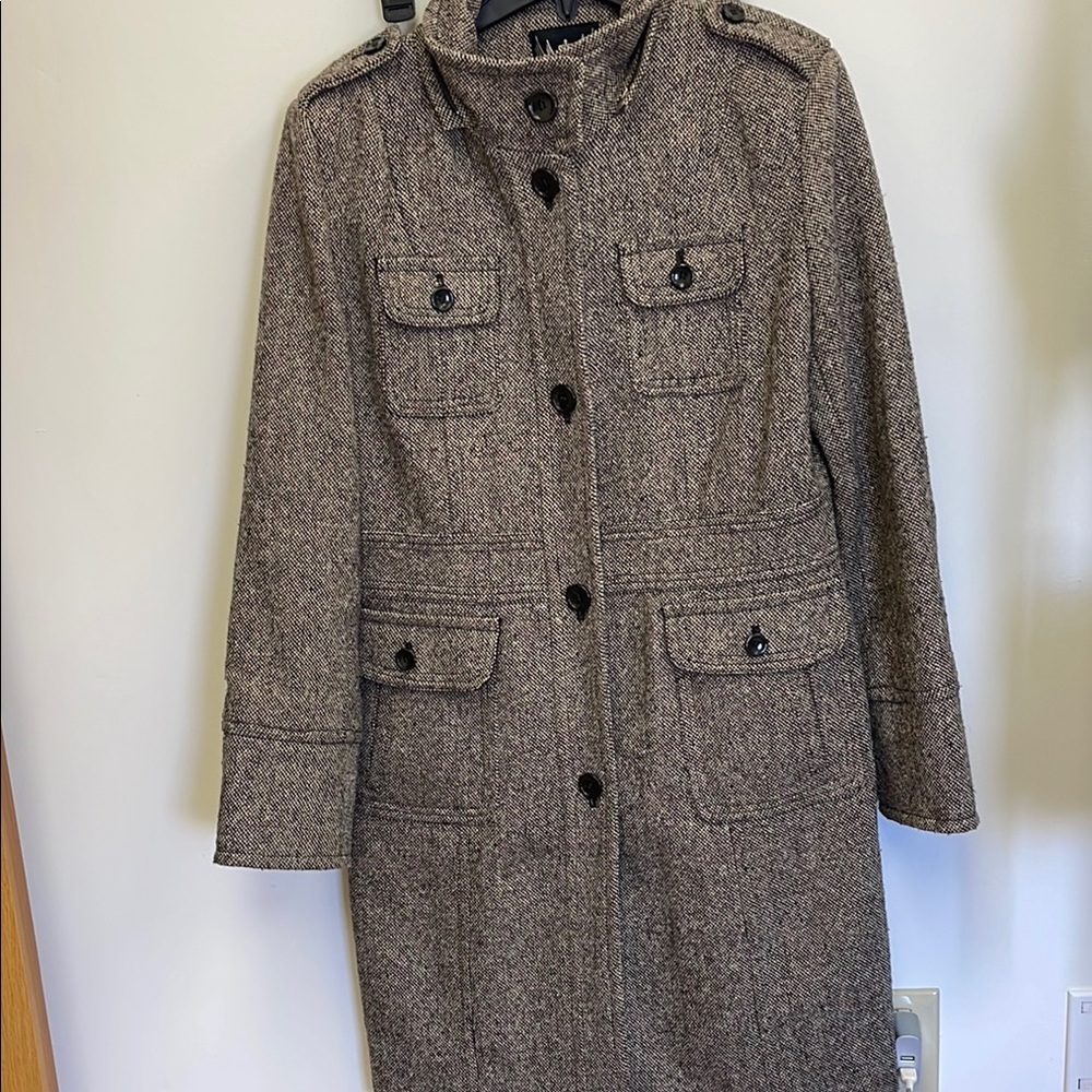 Esprit Brown Military Field Jacket - Picture 6 of 7